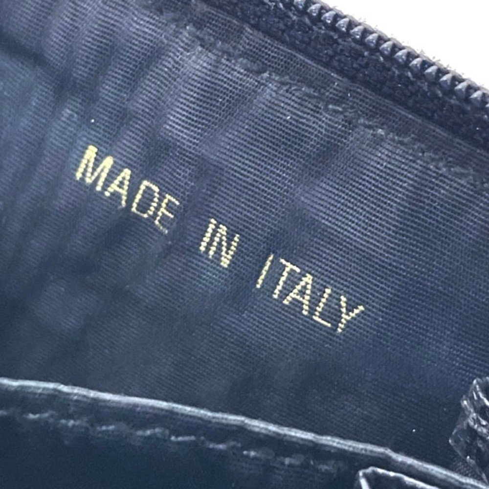 CHANEL Authentic Black Caviar Leather Logo Wallet - Picture 8 of 9